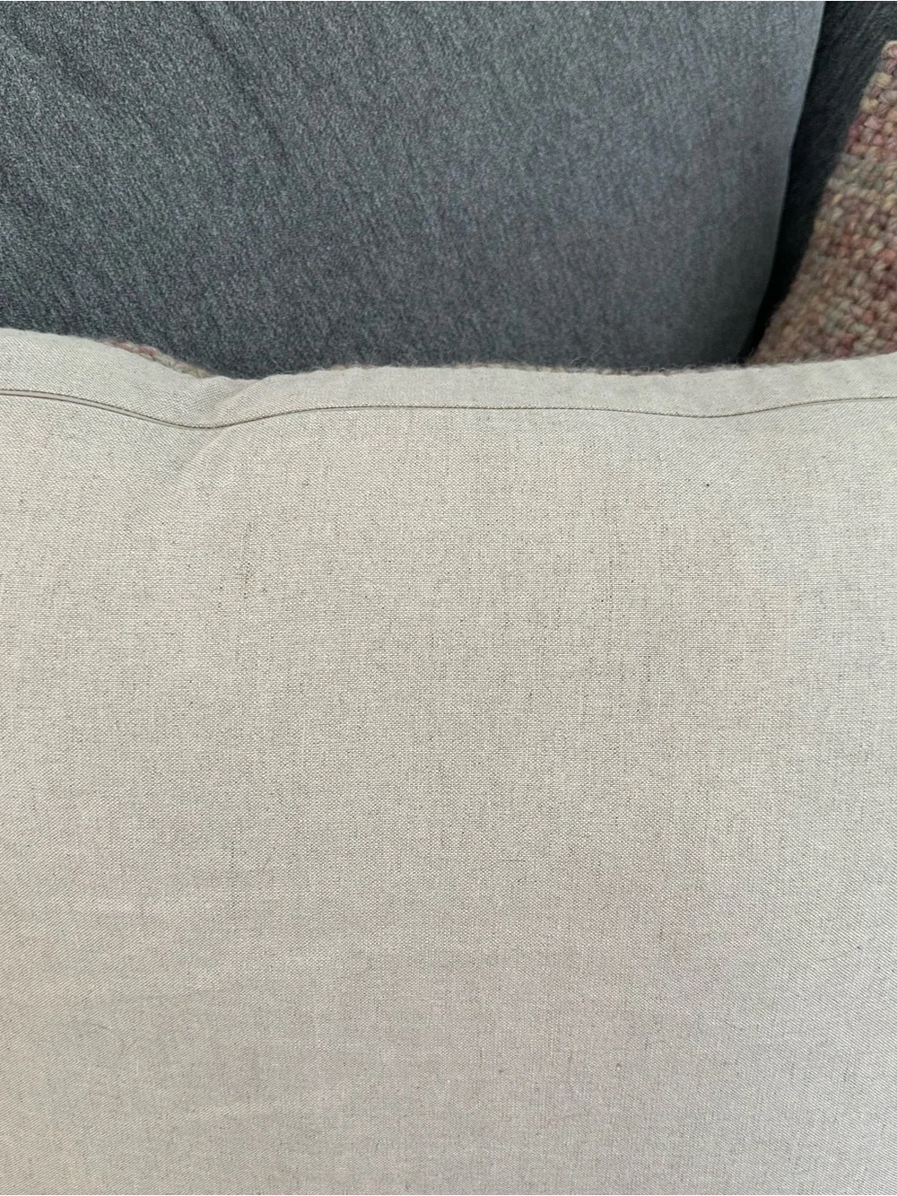 Woven Muted Multi-color Throw Pillow Cases - Neutral Accent Cushion
